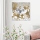Oliver Gal 'Golden Garden' Abstract Wall Art Canvas Print - Gold, Gray ...