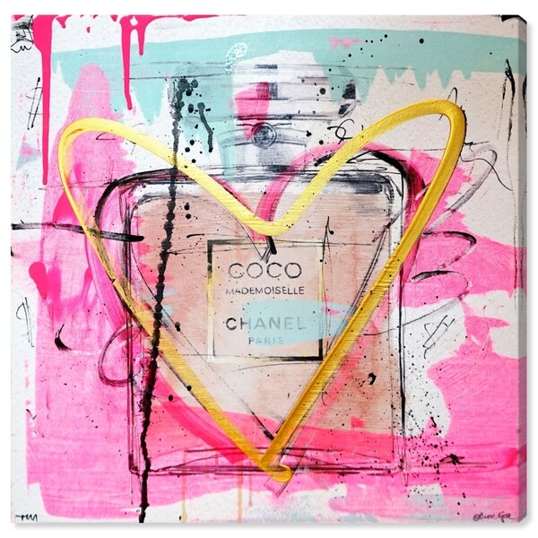 Oliver Gal 'Mademoiselle Remix' Fashion and Glam Wall Art Canvas Oliver Gal 'Mademoiselle Remix' Fashion and Glam Wall Art Canvas