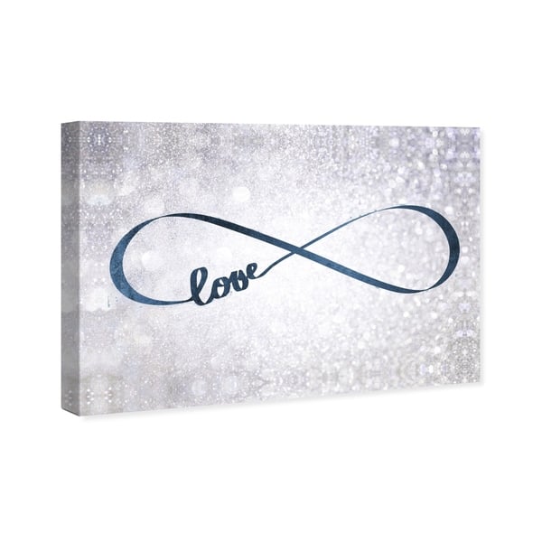 Shop Oliver Gal Sparkle Love Snow Typography And Quotes Wall Art