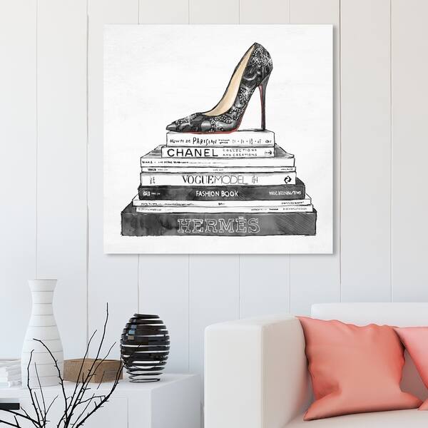 Oliver Gal 'Fashion Pleasure' Fashion and Glam Wall Art Canvas Print - Black,  White - On Sale - Bed Bath & Beyond - 28416959