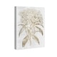 Oliver Gal 'Floral Sketch Gold' Floral and Botanical Wall Art Canvas ...