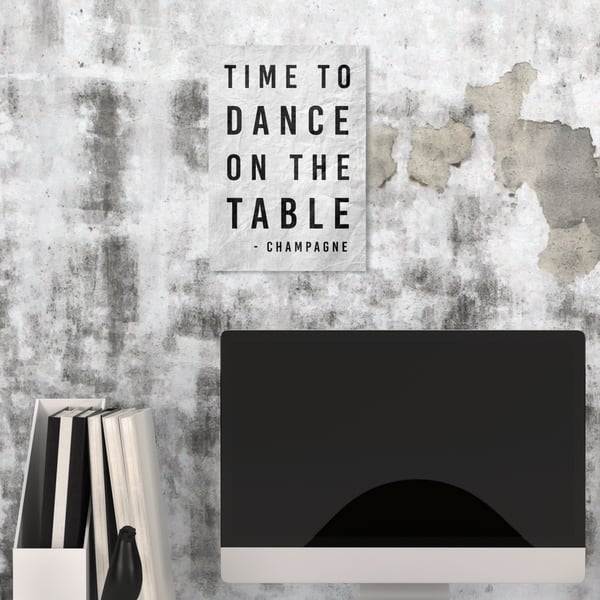 Shop Oliver Gal Time To Dance Typography And Quotes Wall Art