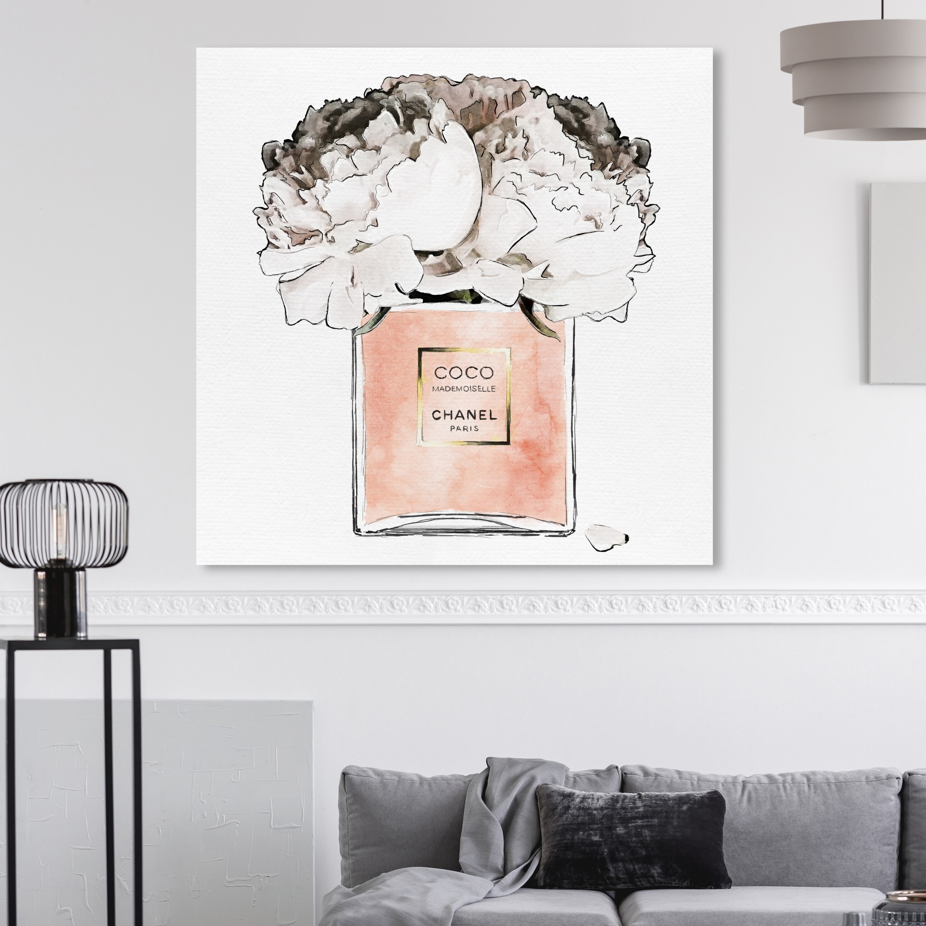 Oliver Gal 'Spring Peony Bouquet' Floral and Botanical Wall Art