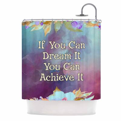 Porch & Den AlyZen Moonshadow "If You Can Dream It" Shower Curtain