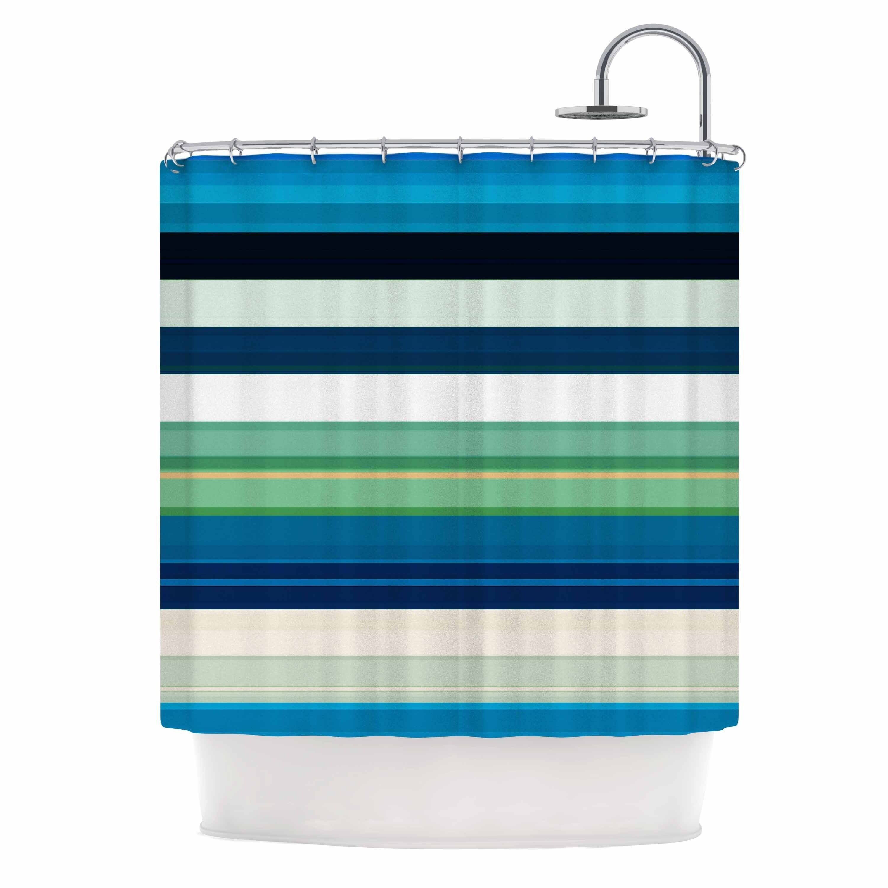 Shop Dawid Roc Bold Stripes 1 Shower Curtain Free Shipping