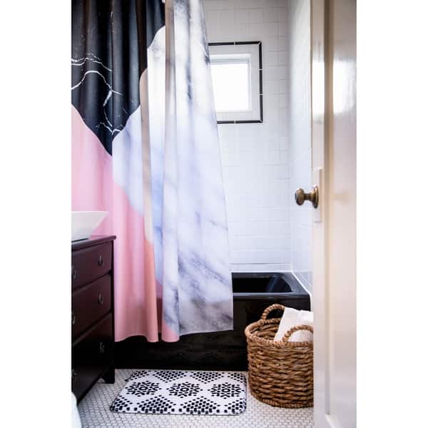 Gukuuki Artemisa Multicolor Orange Floral Contemporary Illustration Vector Shower Curtain Overstock 28418202