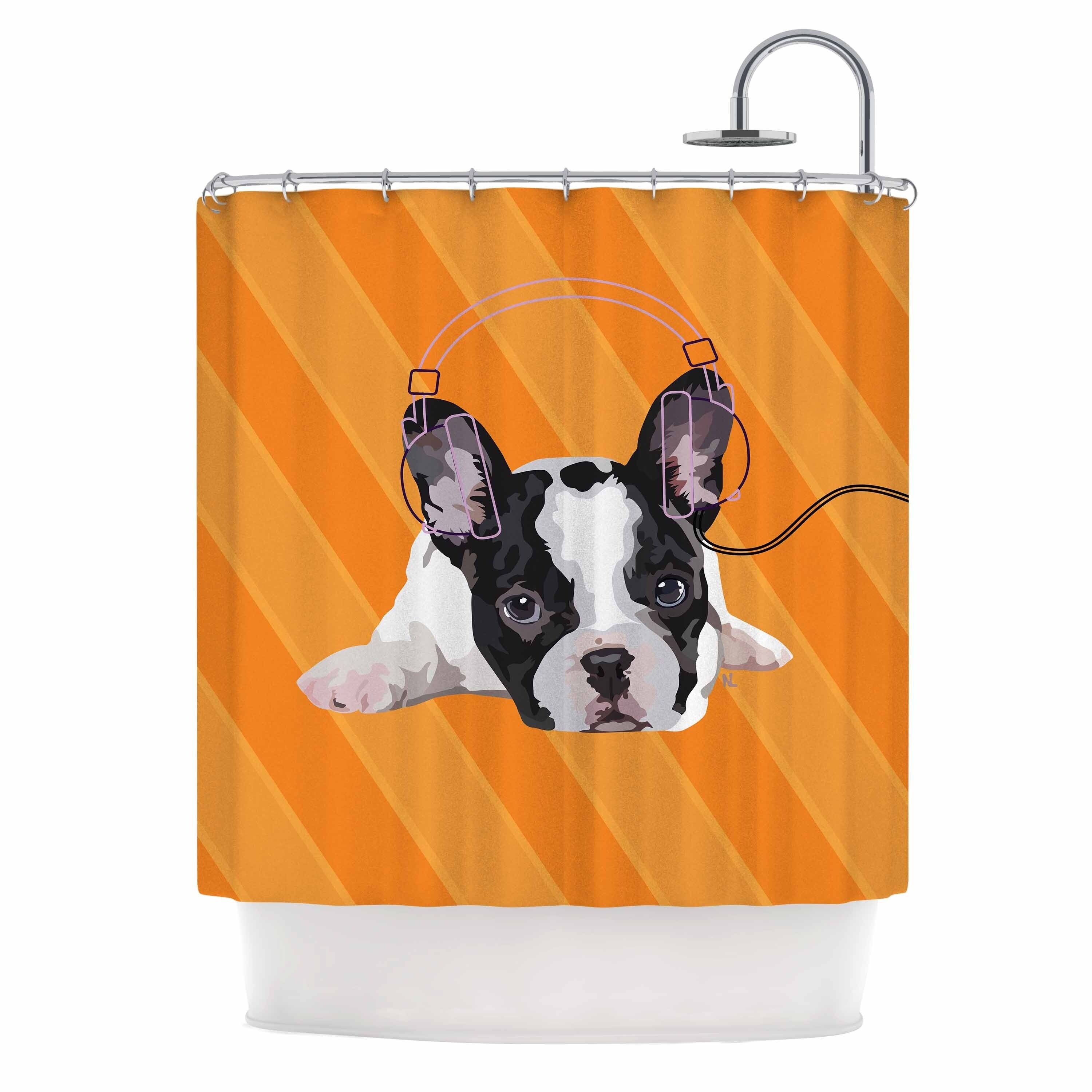 Shop Nl Designs Rockin Pup French Bulldog Orange White Animals