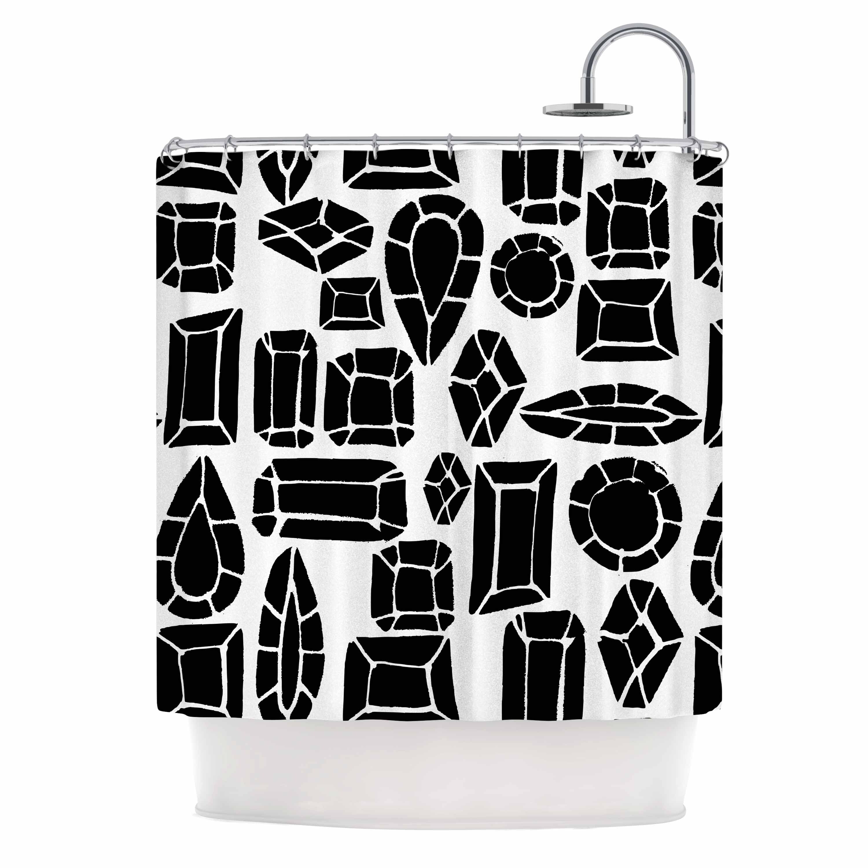 Shop Bruxamagica Gemstone Black White Black White Mixed Media