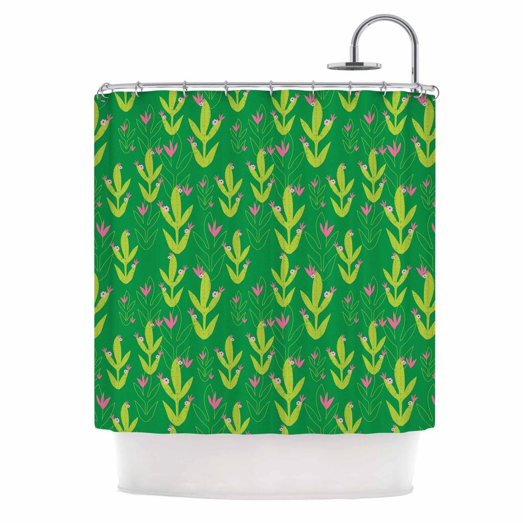 Neelam Kaur "Cacti Tropical Inspired" Shower Curtain