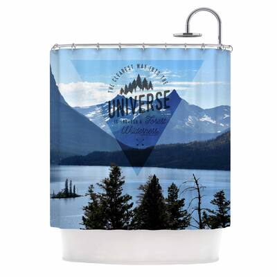 Robin Dickinson "Through The Wilderness" Shower Curtain