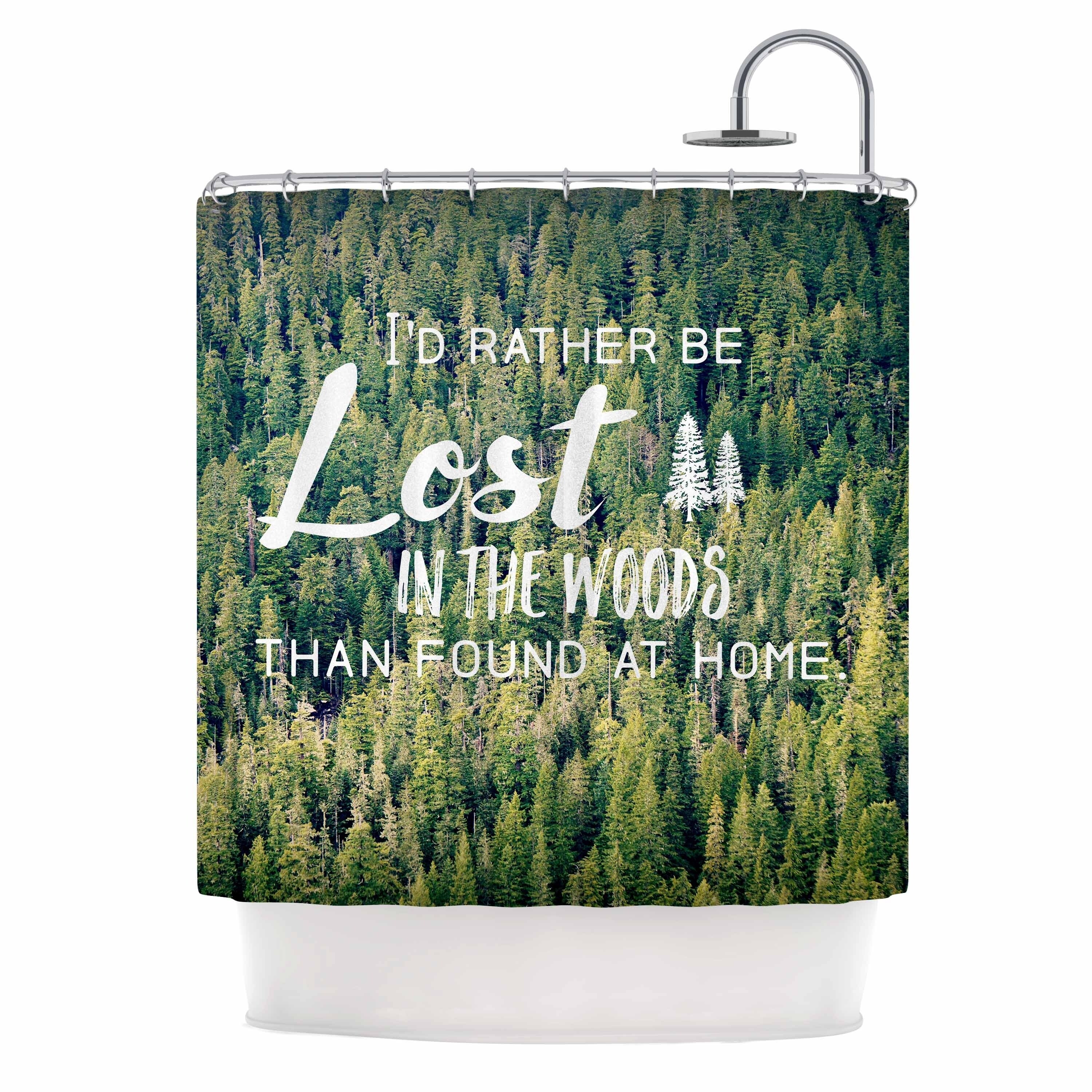 Shop Robin Dickinson Lost In The Woods Shower Curtain Free