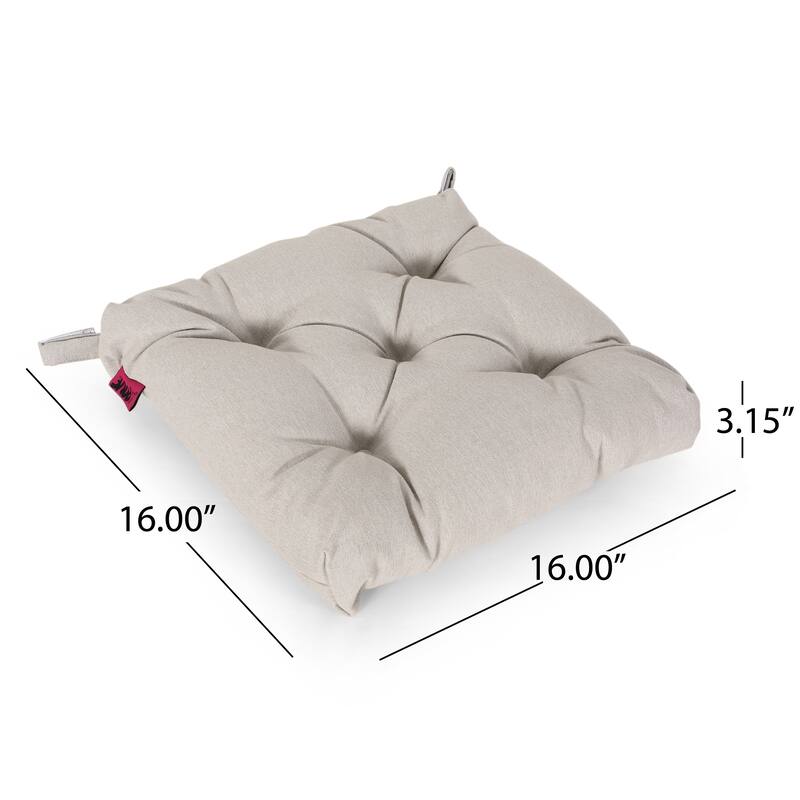 Bandel Indoor/Outdoor Fabric Classic Tufted Chair Cushion by Christopher Knight Home
