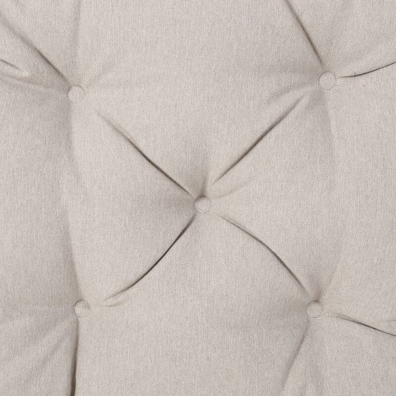 Bandel Indoor/Outdoor Fabric Classic Tufted Chair Cushion by Christopher Knight Home