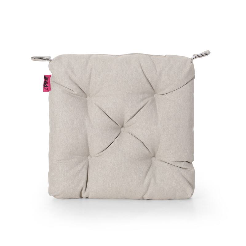 Bandel Indoor/Outdoor Fabric Classic Tufted Chair Cushion by Christopher Knight Home