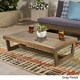 Sherwood Outdoor Acacia Wood Coffee Table by Christopher Knight Home - Thumbnail 1