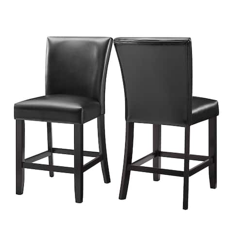 Concordia Faux Leather Counter Height Chair by Greyson Living (Set of 2)
