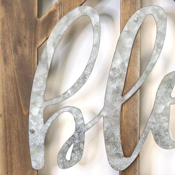 Shop Stratton Home Decor Blessed Laser Cut Wood Window Frame Wall