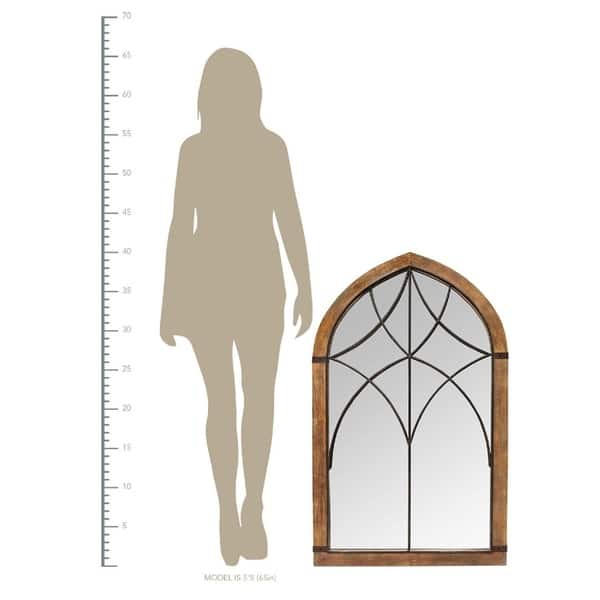 Shop Stratton Home Decor Augusta Cathedral Mirror Overstock 28423911