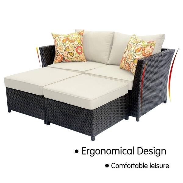 Shop Havenside Home Kegashka 12 Piece Brown Wicker Sectional Set