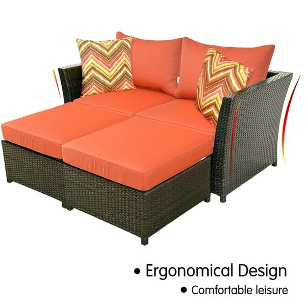 Shop Havenside Home Kegashka 12 Piece Brown Wicker Sectional Set