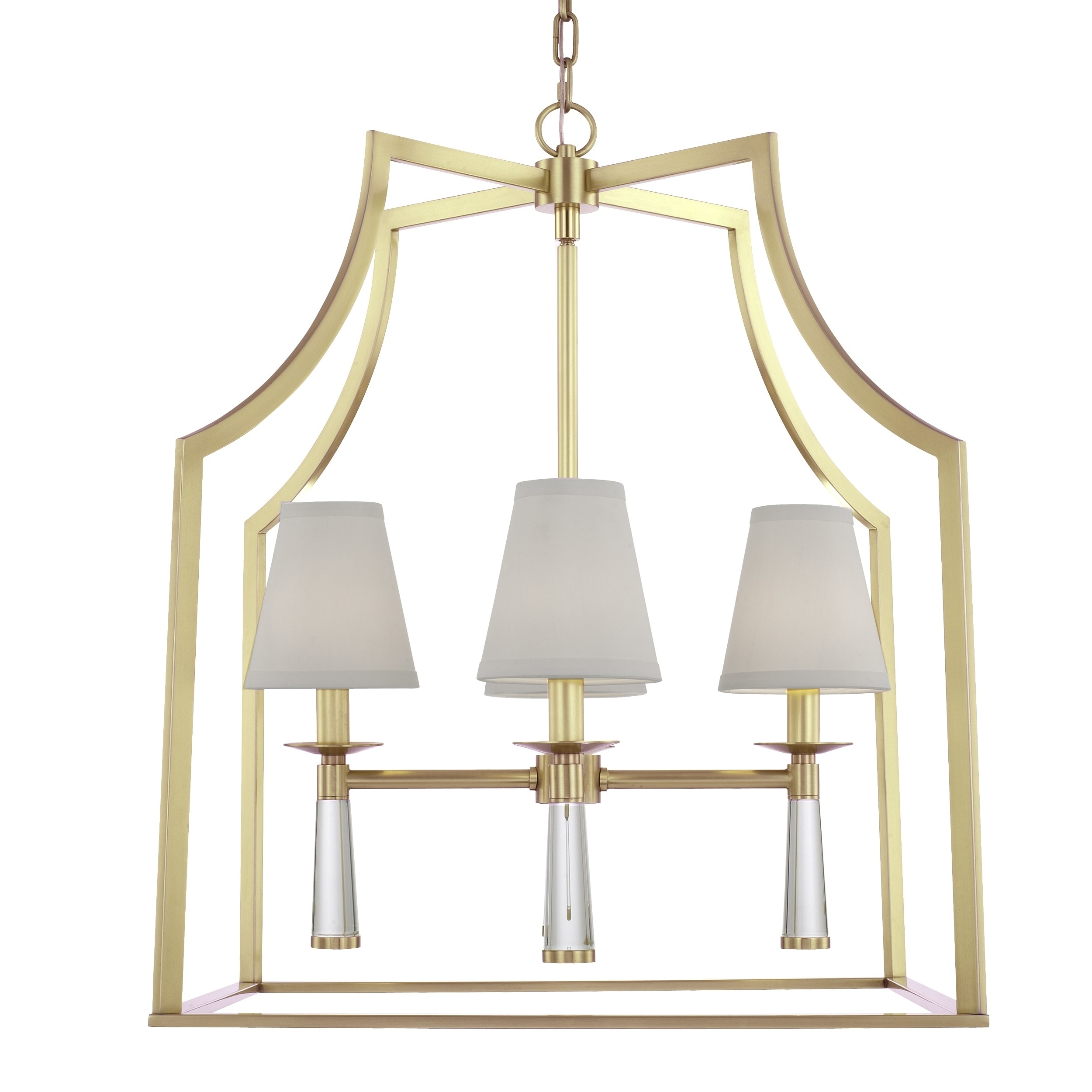 Baxter 4-light Aged Brass Chandelier - Chandeliers For Bedrooms by Overstock.com