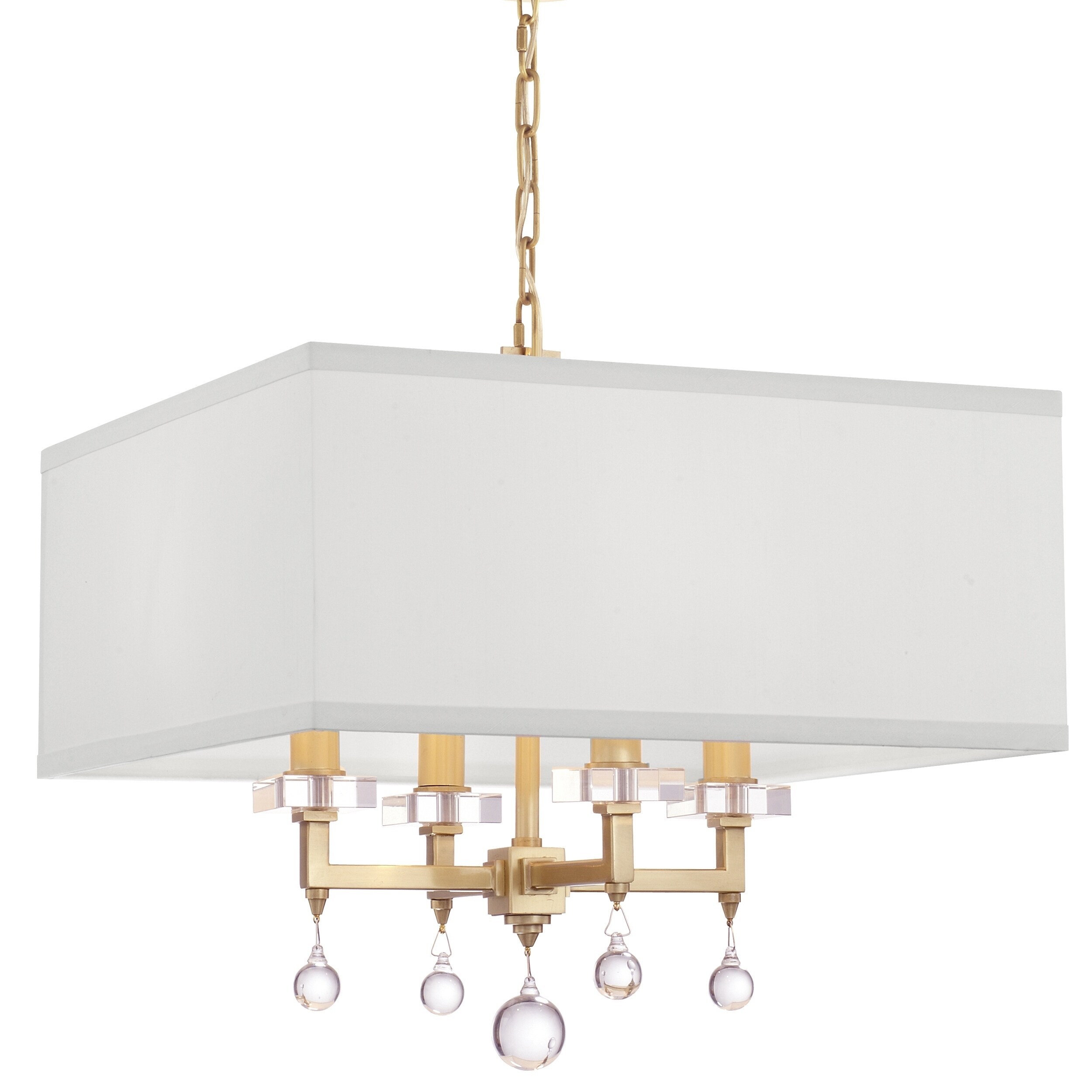Paxton 4-light Antique Gold Mini Chandelier - Chandeliers For Bedrooms by Overstock.com