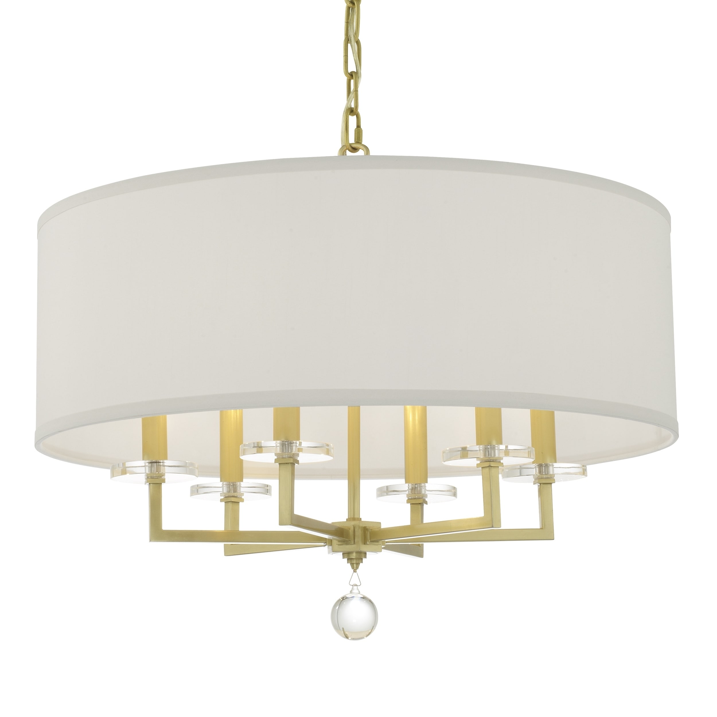 Paxton 6-light Antique Gold Chandelier - Chandeliers For Bedrooms by Overstock.com