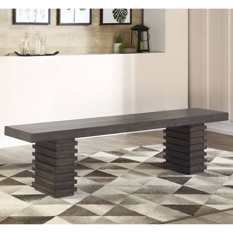 Steve Silver Milano Contemporary Dining Bench