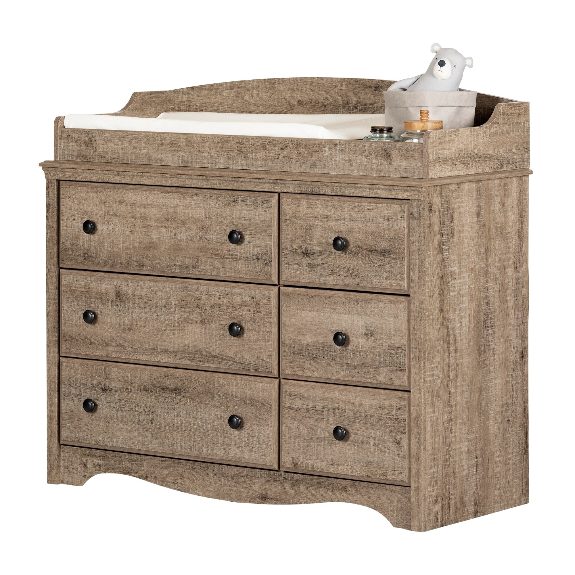 south shore angel changing table with drawers