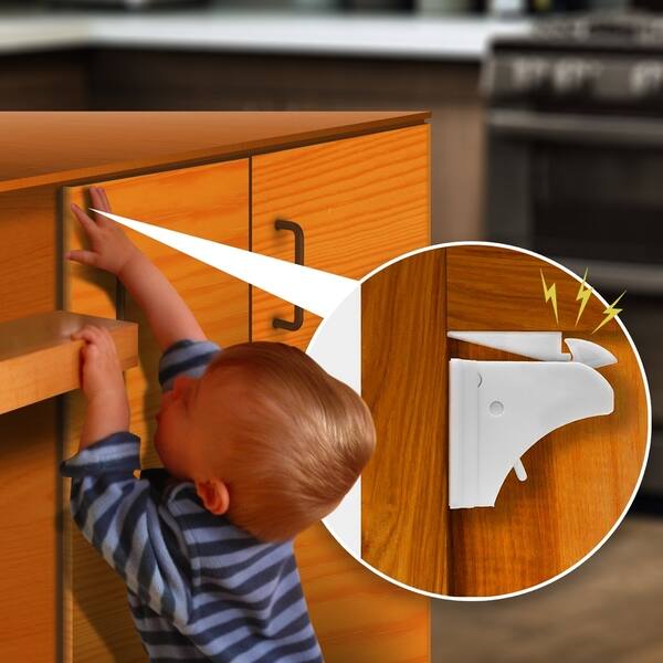 Child Proof Cabinet Locks With New Install Tool Magnetic Child Proof Cabinet Locks With New