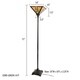 preview thumbnail 2 of 3, Tiffany Style Floor Lamp - Mission Design by Lavish Home