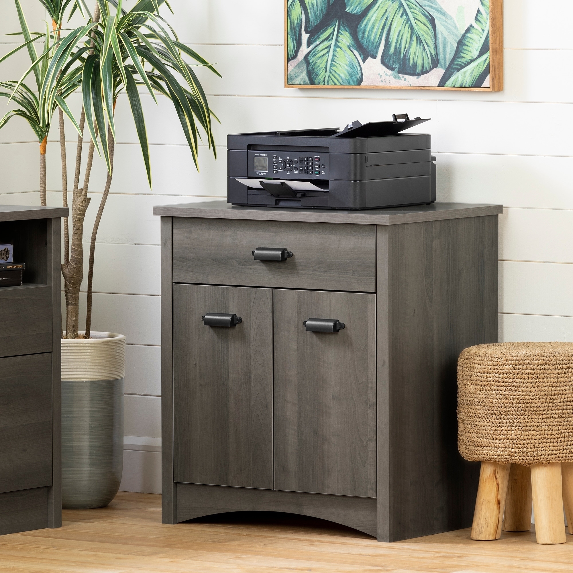 Shop South Shore Gascony Printer Cabinet On Sale Free Shipping