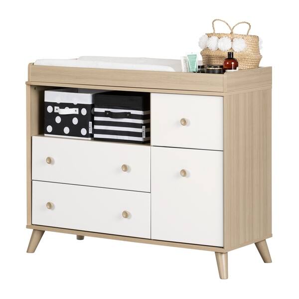 Shop South Shore Yodi Changing Table With Drawers Free Shipping