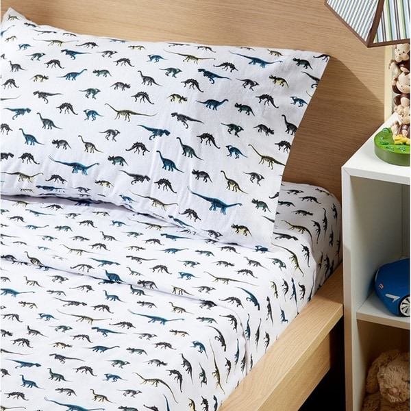 dinosaur queen sheet set