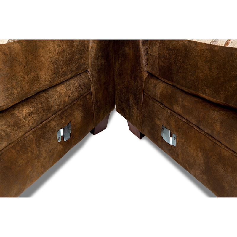 American Furniture Classics Model 8506-70K Angler's Cove Two Piece Sectional Sofa