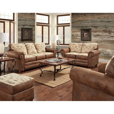 American Furniture Classics Model 8500-70S Angler's Cove 4-Piece Set with Sleeper