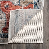 nuLOOM Grid Deluxe Plush Non-slip Rug Pad - Off-White