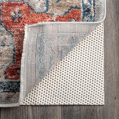 nuLOOM Grid Deluxe Plush Non-slip Rug Pad - Off-White