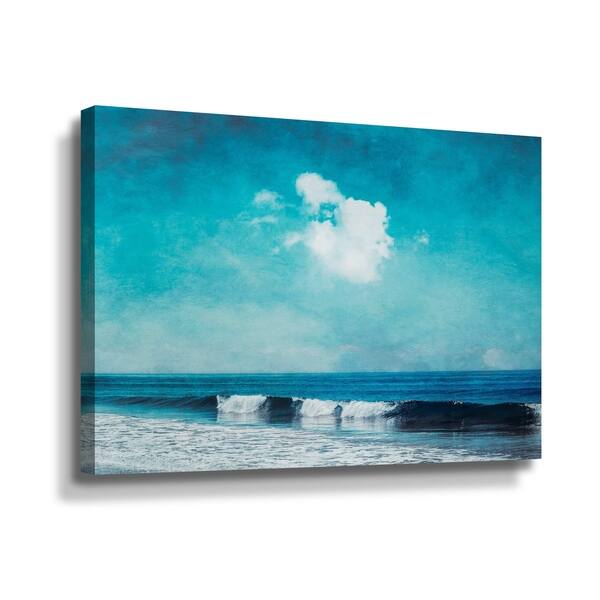 Sea Blues Gallery Wrapped Canvas - Bed Bath & Beyond - 28425088