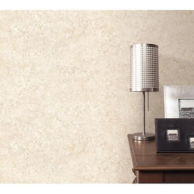 Molten Texture Lucy 32.7' x 20.5 " Molten Texture Wallpaper in Beige
