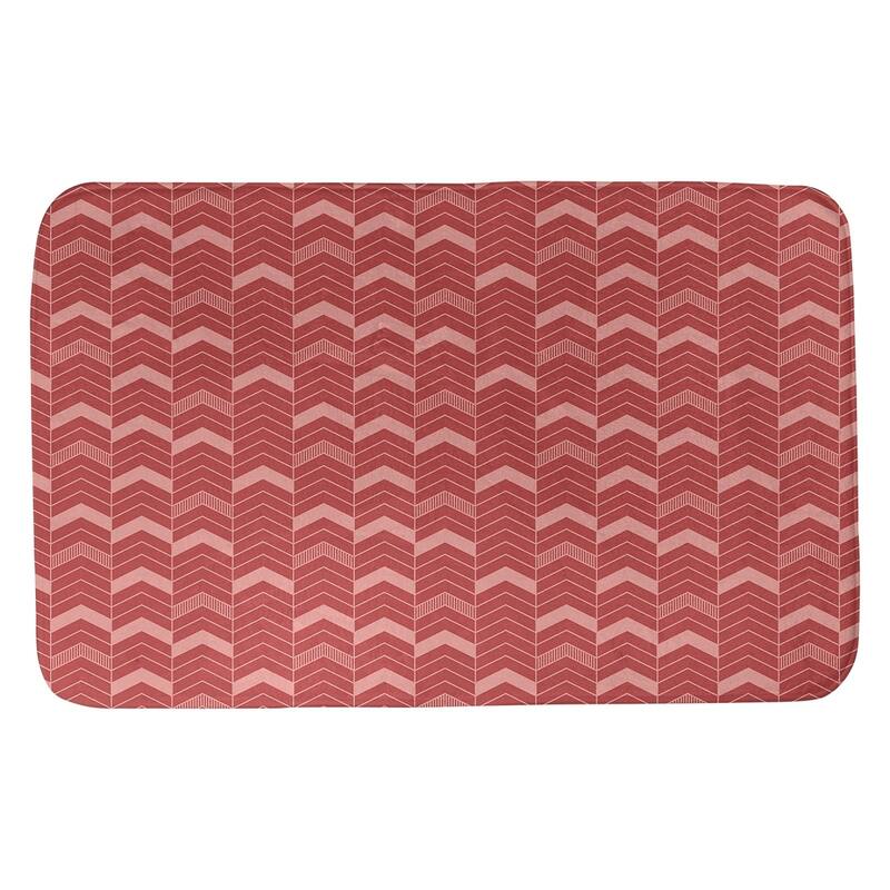 Monochromatic Lined Chevrons Bath Mat Bed Bath & Beyond 28425242