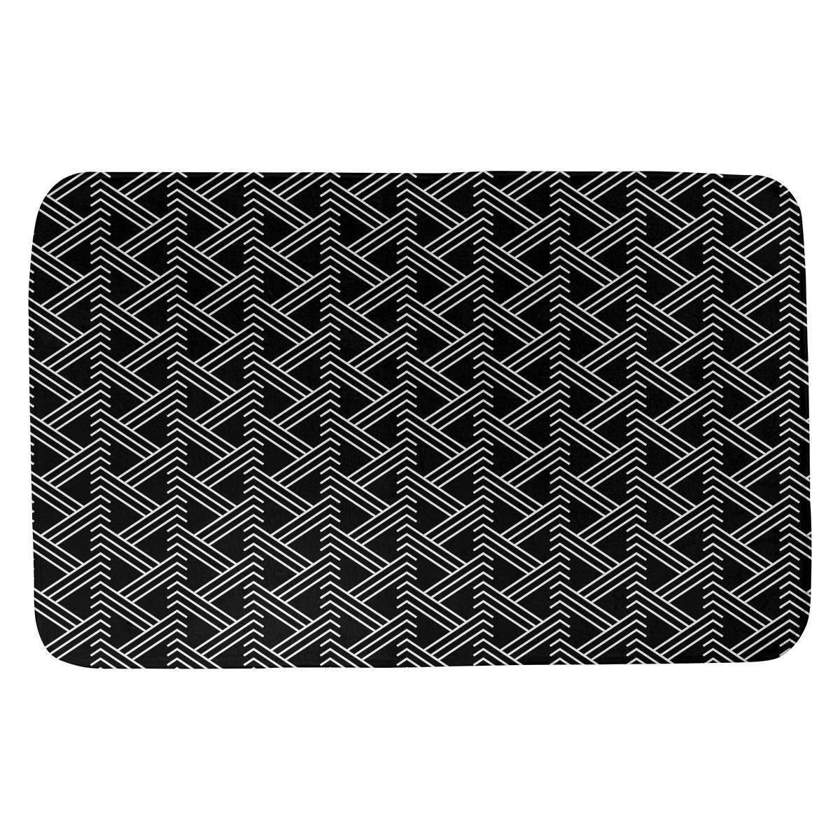 Classic Zig Zag Pattern Bath Mat - Bed Bath & Beyond - 28425259