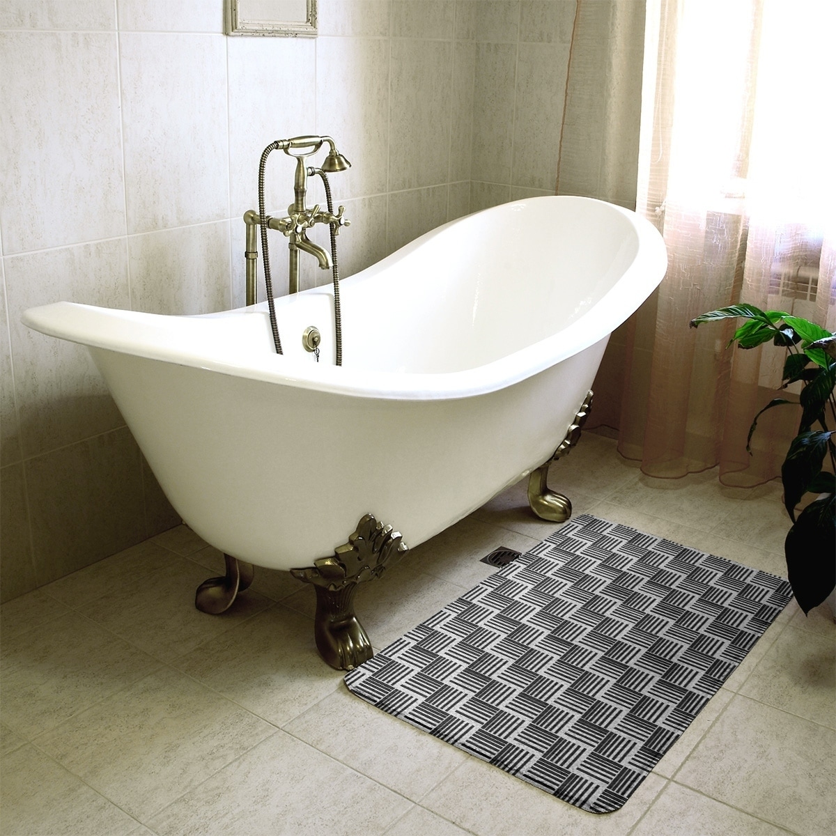 Resort Basketweave Bath Rug