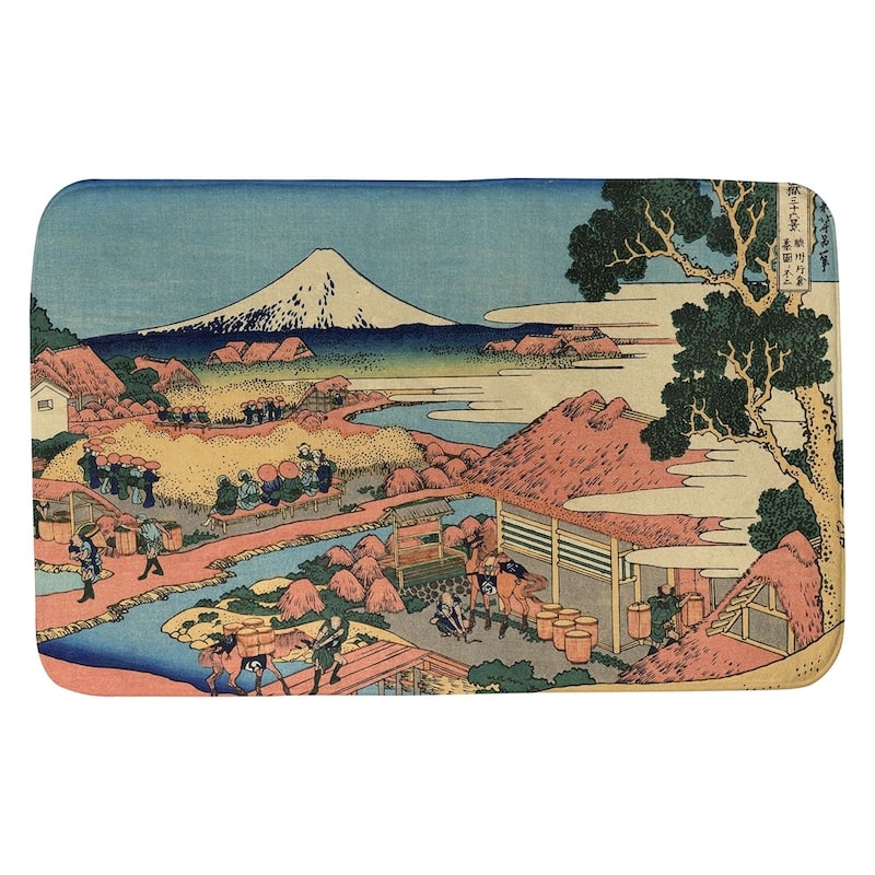 Hokusai The Tea Plantation of Katakura Bath Mat - Bed Bath & Beyond ...