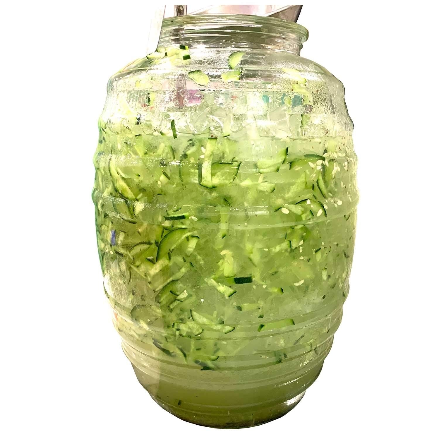 Set of 2 Vitrolero Tapadera 5 Gallon Aguas Frescas Water Juice Beverage  Container Jug with Lid, 20 L Clear- BPA Free - Bed Bath & Beyond - 28426048