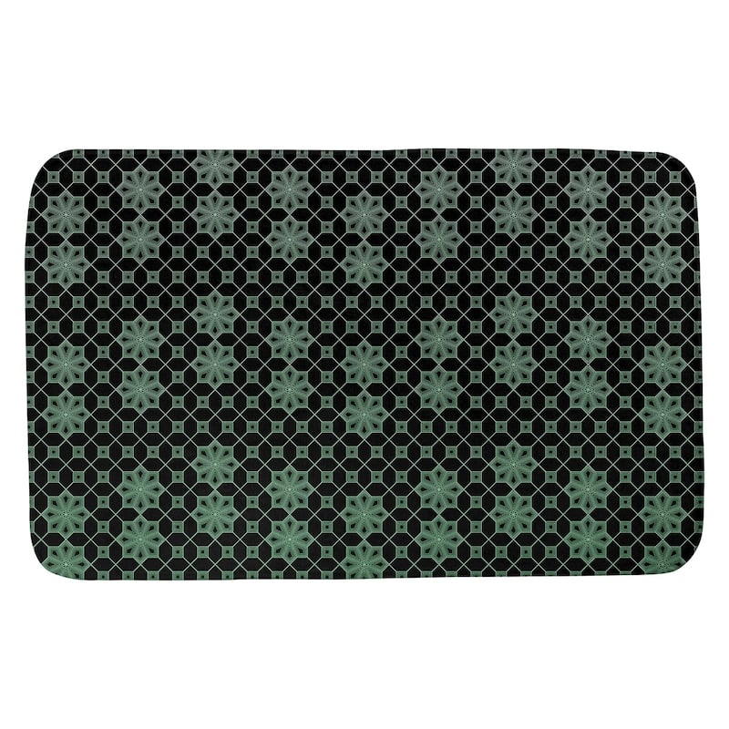 Ombre Lattice Bath Mat - 21 x 34 - Green