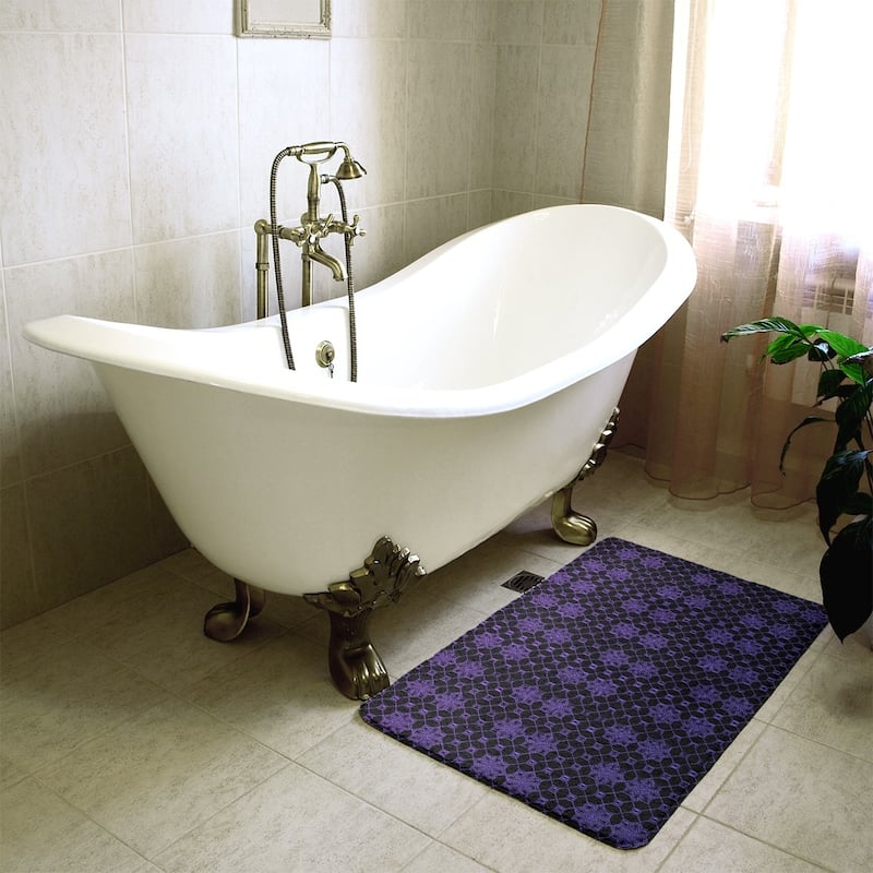 Ombre Lattice Bath Mat