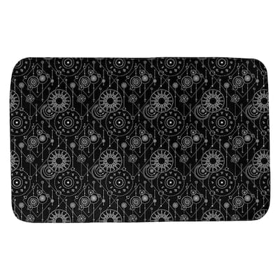 Astrology Pattern Bath Mat