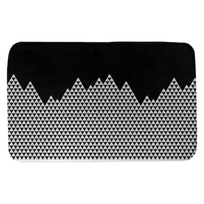 Mountain Pattern Bath Mat