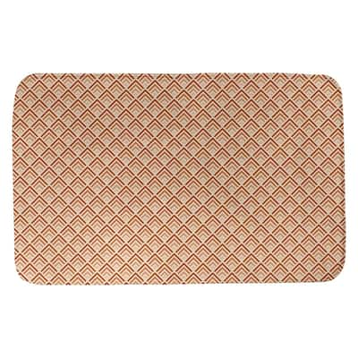 Classic Geometric Ombre Pattern Bath Mat